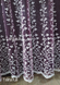 Комплект M1 тюль омбре  и шторы микровелюр - фиолетовый, 2.0 м.